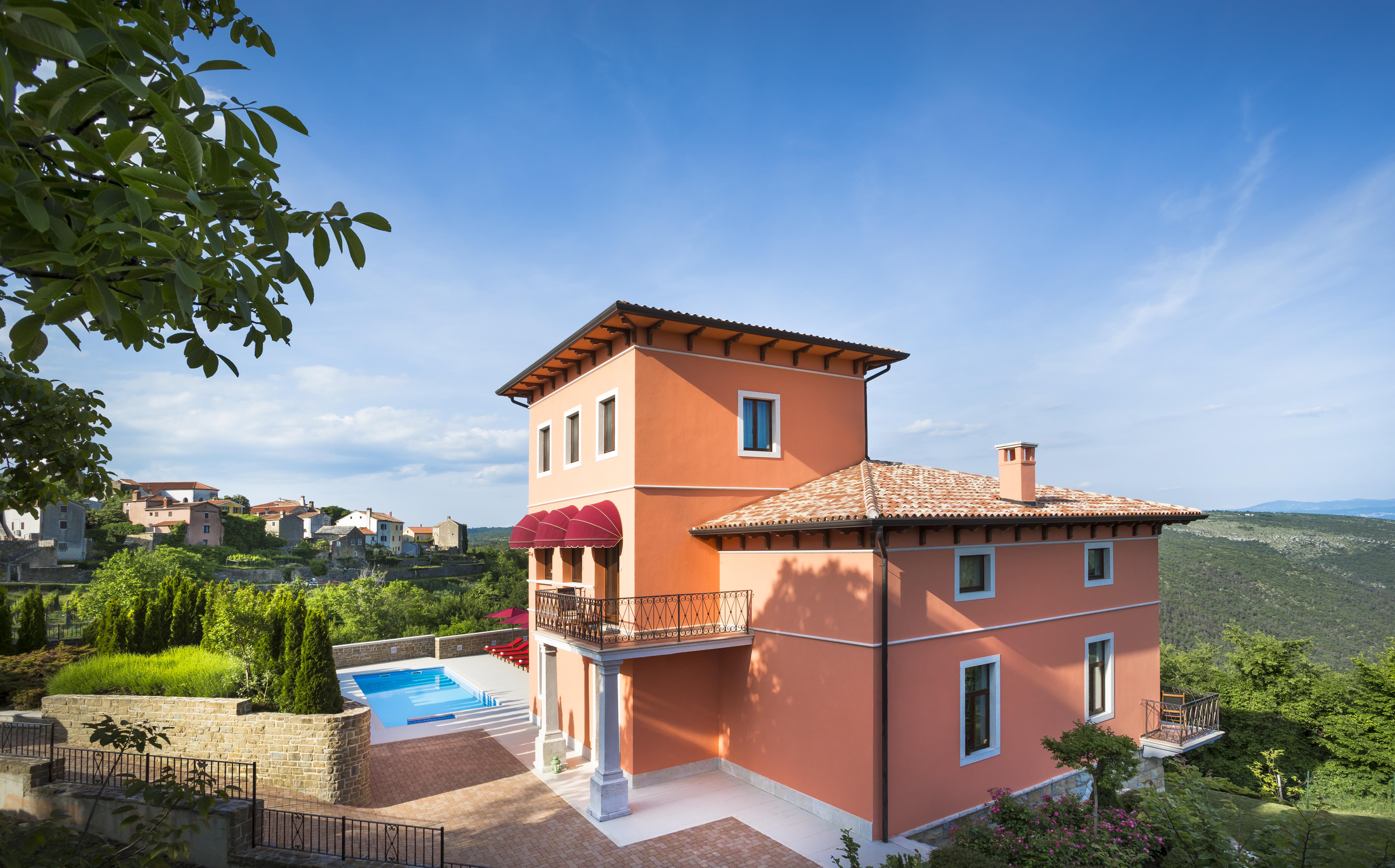 Palazzo Angelica B&B Adults Only Oprtalj Exteriér fotografie