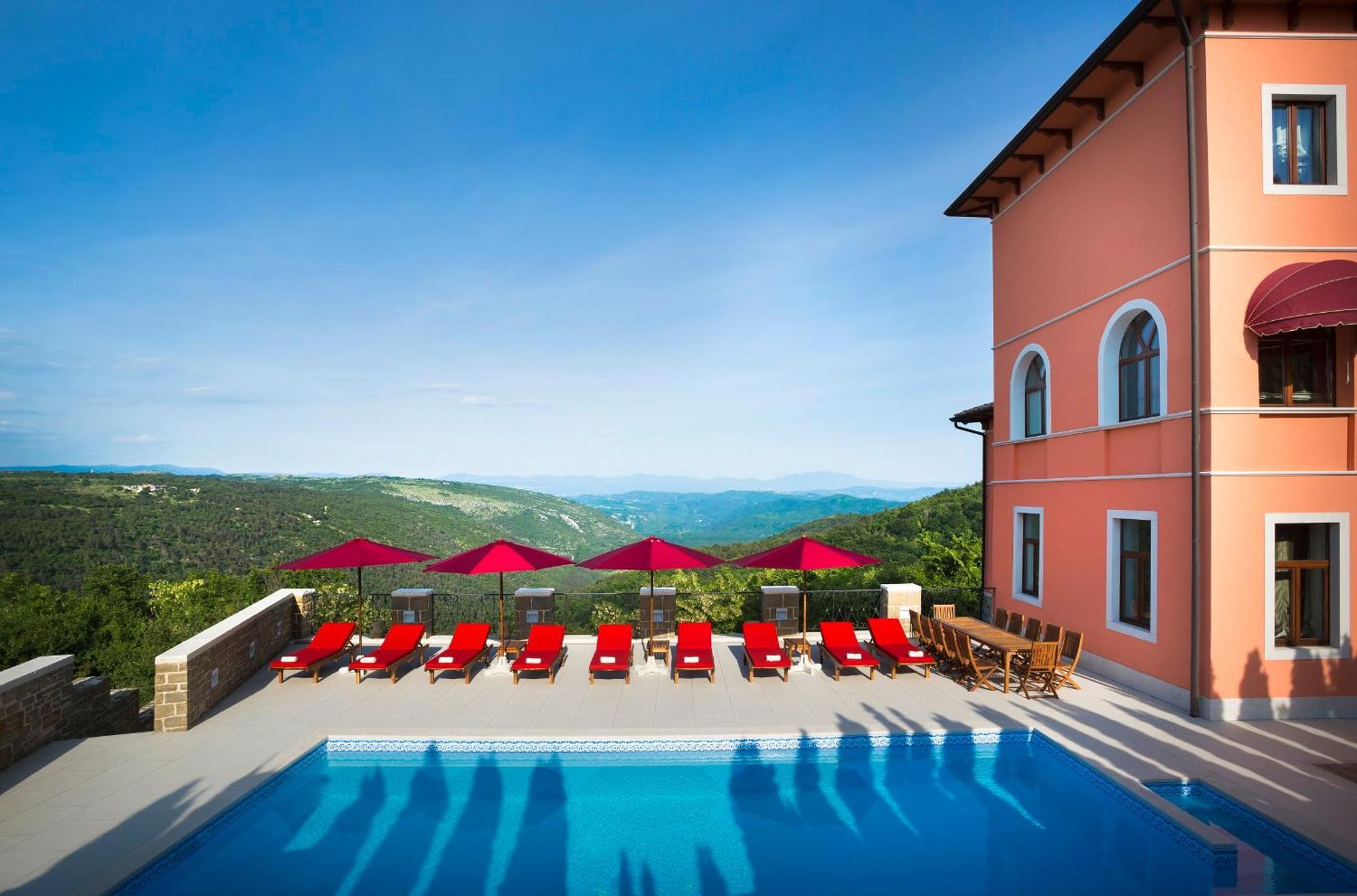 Palazzo Angelica B&B Adults Only Oprtalj Exteriér fotografie
