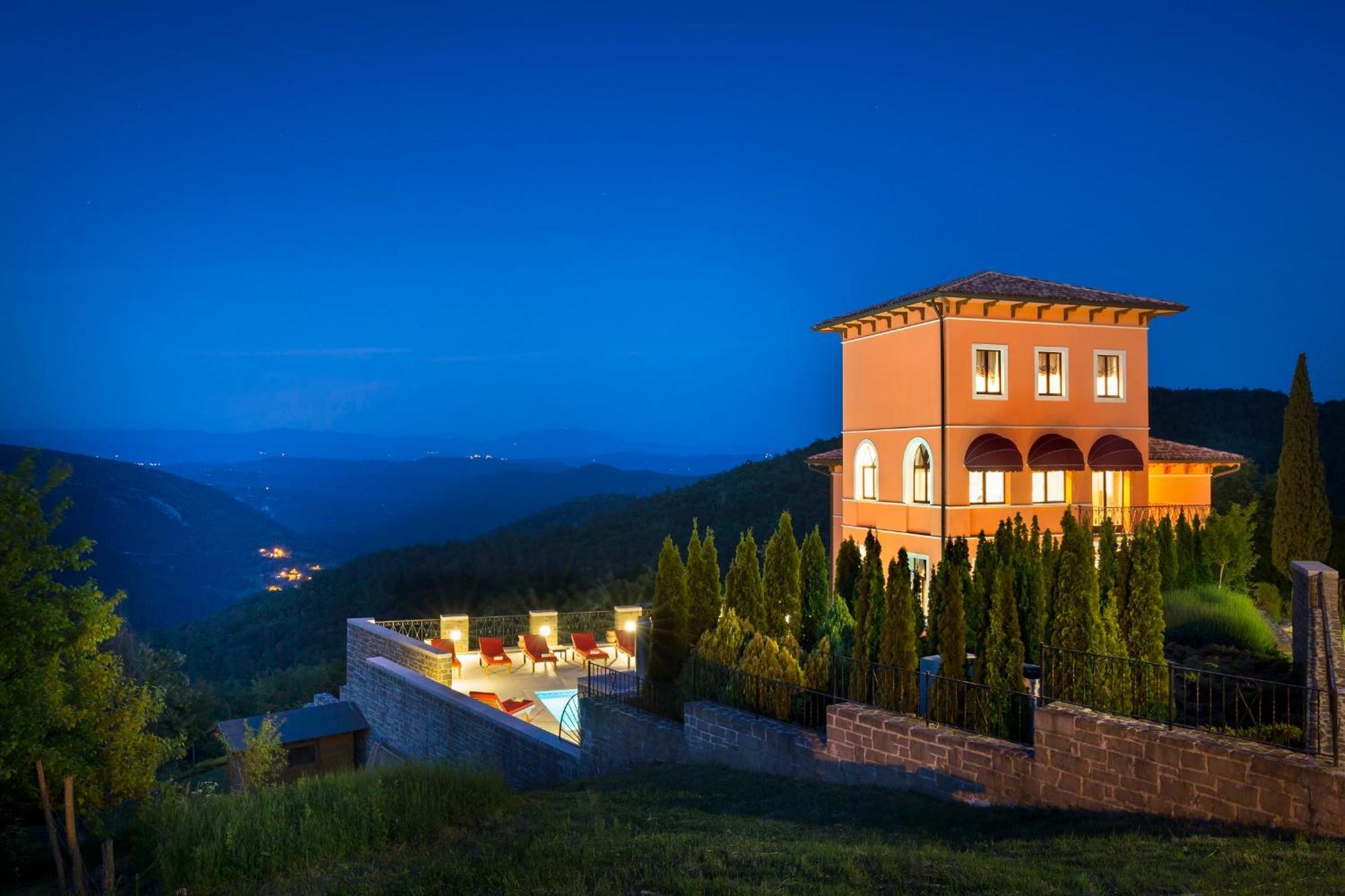 Palazzo Angelica B&B Adults Only Oprtalj Exteriér fotografie