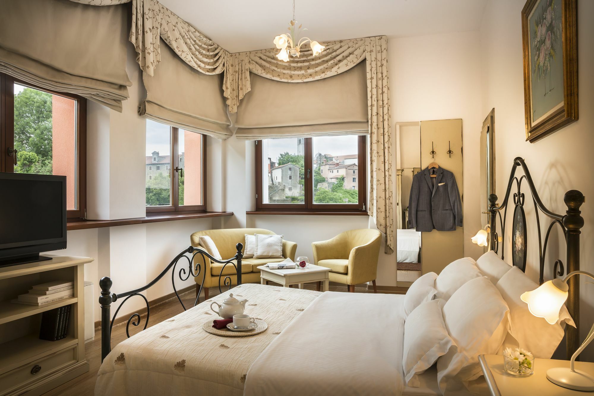 Palazzo Angelica B&B Adults Only Oprtalj Exteriér fotografie